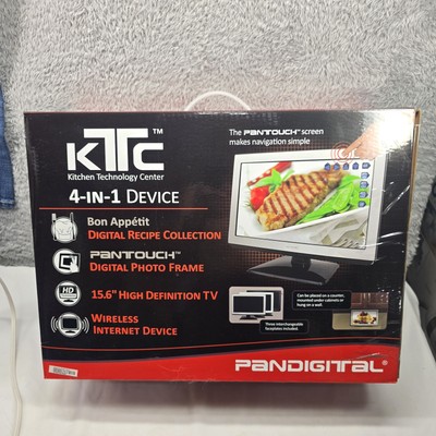Pandigital KTC 4-in-1 15.6'' LCD High Def. TV - Recipe, Internet, Photo Frame, TV