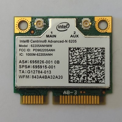 Intel Centrino Advanced N 6205 62205ANHMW WLAN Karte Half Mini PCIe Wireless