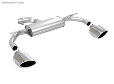 Remus Sportauspuff Seat Leon Cupra 300 3- u. 5-Tür 5F 2x BullX oval + V-Rohr