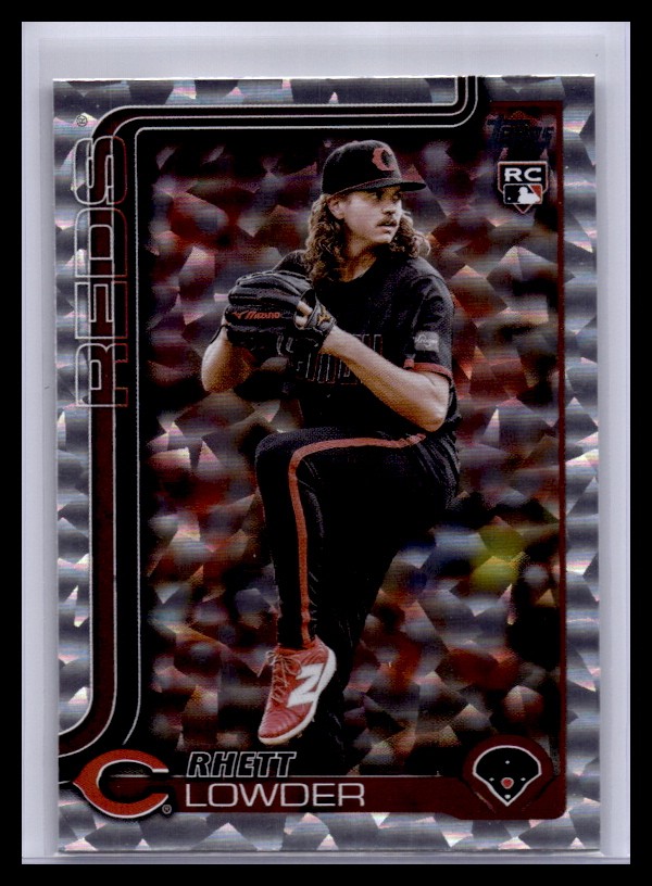 2025 Topps Silver Crackle Foilboard #205 Rhett Lowder