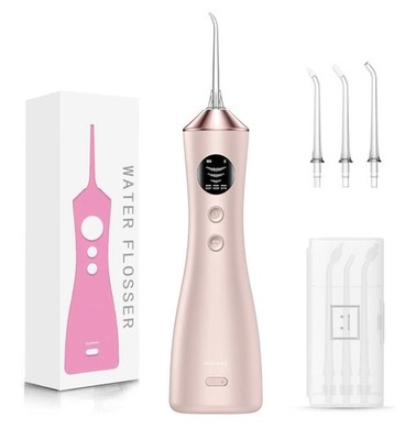 Water Flosser | Model RF-001 | Portable Cordless | Rose Gold | New In Box