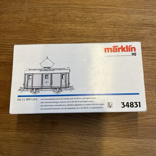 Märklin Spur H0 Güterwagen L.A.G. Firmenfarben Grau Herstellernr. 34831 | Condition: Neu