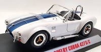 Acme 1/18 Scale Model Car SC115 - 1965 Shelby Cobra 427 - White