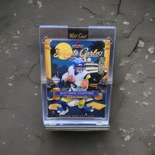 Wild Card Monte Carlo 2026 Matthew Stafford Black Tie Edition Color Match True 1