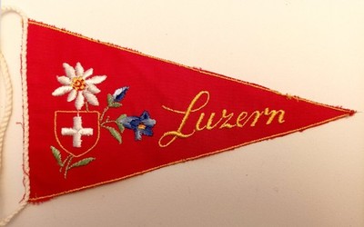 Wimpel LUZERN Luzern Schweiz Schweiz Switzerland Wimpel Wimpel - aus besticktem Stoff