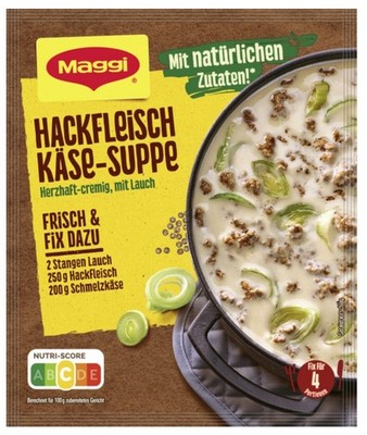 10x Maggi Minced Meat Cheese Soup 46G Seasoning Spice Mix - Ship from Germany!