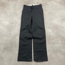 Dickies 874 Trousers Mens 28" Original Fit Workwear Straight Leg Pants, Black