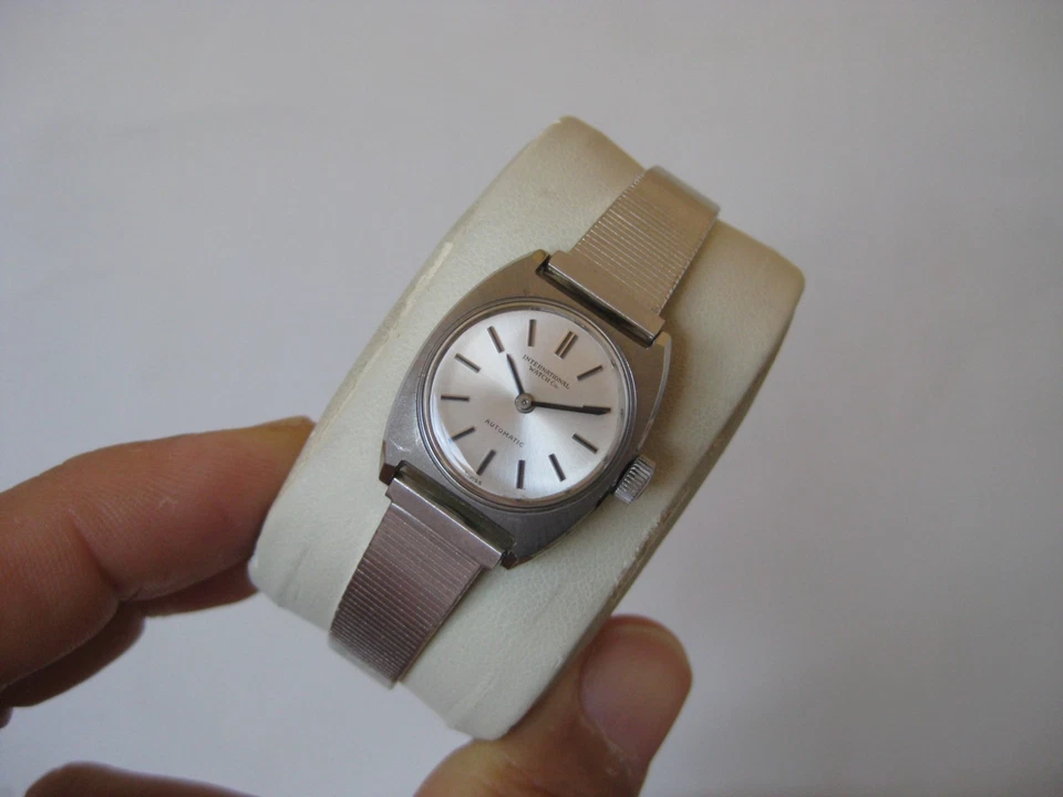 IWC Ladies Automatic Patent Pellaton Winding Watch 22mm serviced - Image 3 of 4