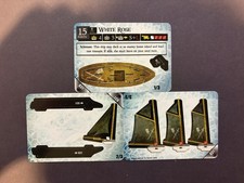 WizKids Pirates CSG Frozen North 031 WHITE ROSE (Uncommon) Unpunched Schooner