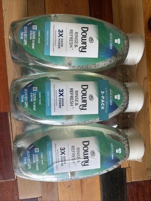 Downy Rinse & Refresh Laundry Odor Remover & Fabric Softener, Cool Cotton 3 PACK