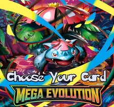 Pokemon TCG Mega Evolution Choose Your Cards Holos Reverse Holos Ex Pack Fresh