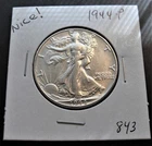 1944 50C Walking Liberty Half Dollar-AU/BU