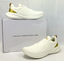 Athletic Propulsion Labs Techloom Dream Shoes Ivory/Metallic Gold Men's 10.5 NIB
