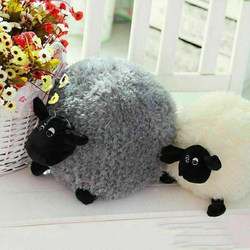 New Soft Stuffed Sheep Plush Pillow Sofa Lovely Home Cushion Kid Baby Toy Gift - Image 4 of 4