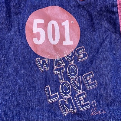 Levi s 501  Ways To Love Me  Cotton Bag