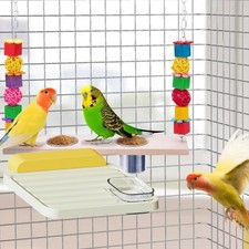 Bird Perch Stand Cage Accessories Exercise Parrot Perch Stand Toy for