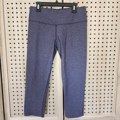 Womens NIKE Dri-Fit Ten Less Plastic Bottles ONE Capri Leggings Purple S Workout