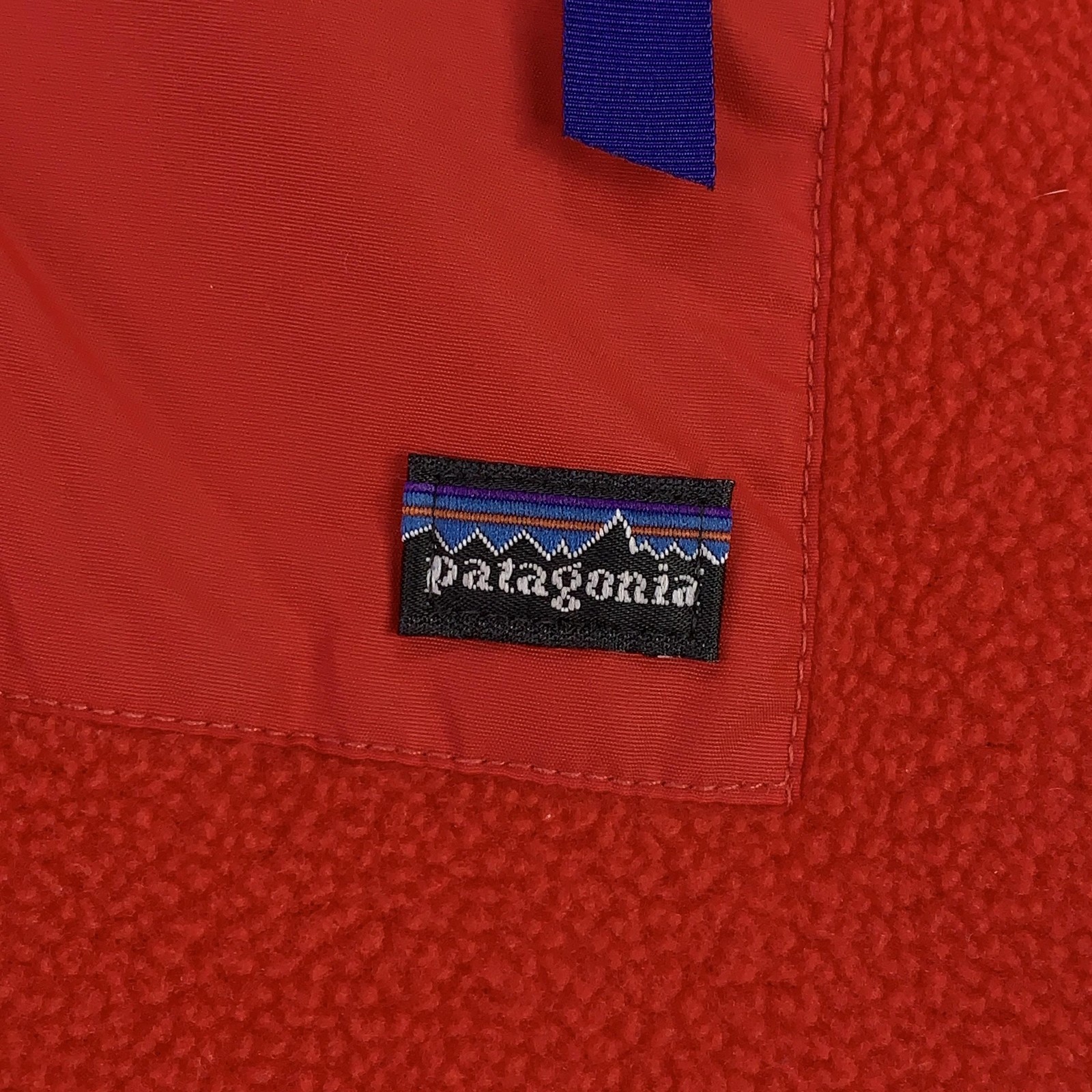 Vintage Patagonia Fleece Jacket Mens Small Red Zip Pullover Synchilla USA 90s thumbnail 4