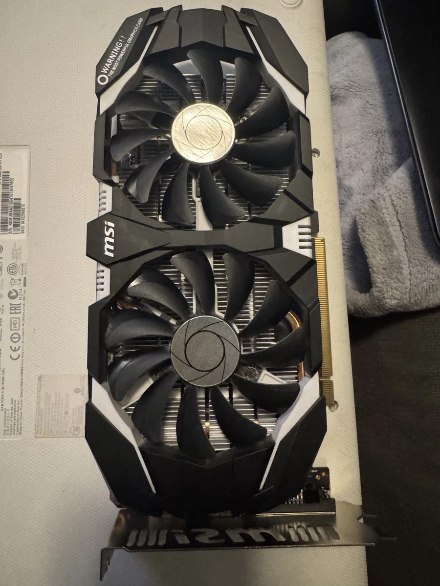 25+ MSI NVIDIA GeForce GTX 1060 3 GB Memory Computer Graphics