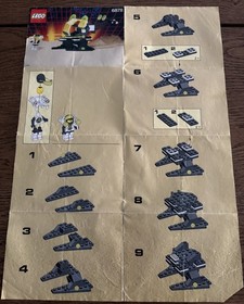 Lego 6878 Blacktron Sub Orbital Guardian - Instruction Manual Only