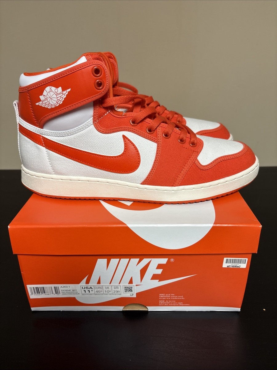 Size 11.5 - Nike Air Jordan AJKO 1 High Syracuse Rush Orange  display picture 1