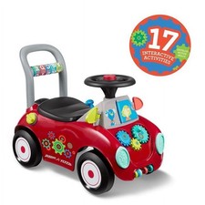 3 in 1 Push Walker  Ride-on W/ Interactive Features Red