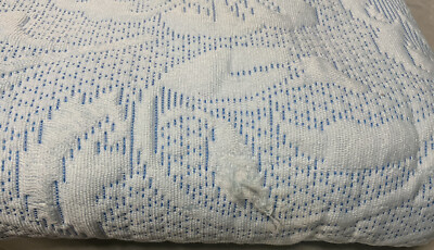 MATELASSE ÜBERWURF BLAU TAGESDECKE SINGLE SIZE SUPERIOR ÜBERWURF HOCHWERTIG A011
