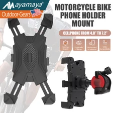 360° Adjustable Motorcycle Bike Bicycle GPS Cell Phone Holder Handlebar Mount