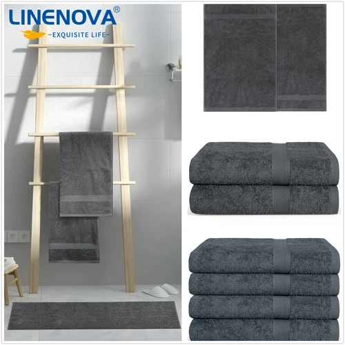 Luxury 100% Cotton Towels 550GSM Hand Bath & Sheet Set Ultra Soft Absorbent NEW