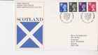 GB ROYAL MAIL FDC 1974 SCOTLAND DEFINITIVE 3p-8p EDINBURGH PMK