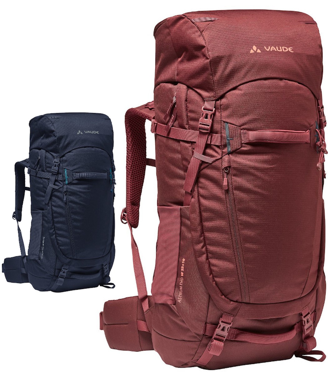 Vaude Astrum Evo 55+10 Mochilero Mochila de Senderismo Diario
