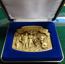 John Deere 150th 1987 Gold tone Belt Buckle