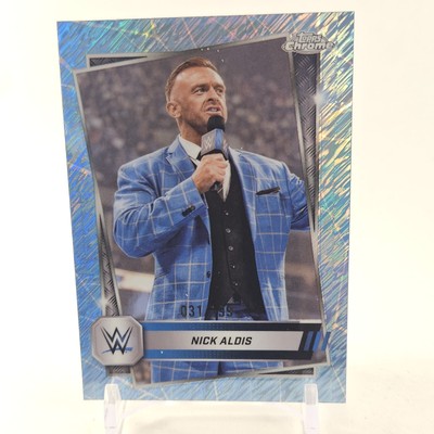 Nick Aldis Aqua Shimmer /199 2025 Topps Chrome WWE