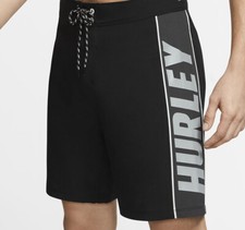 Hurley Phantom Fast Lane 18" Boardshort 32 Black