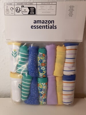 Große Mädchen Baumwollunterwäsche von Amazon Essentials 14er Pack Gr. 9 Jahre 
