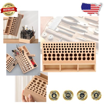 Versatile Leather Craft Tool Organizer with 100-Hole Design for Craftsmen
