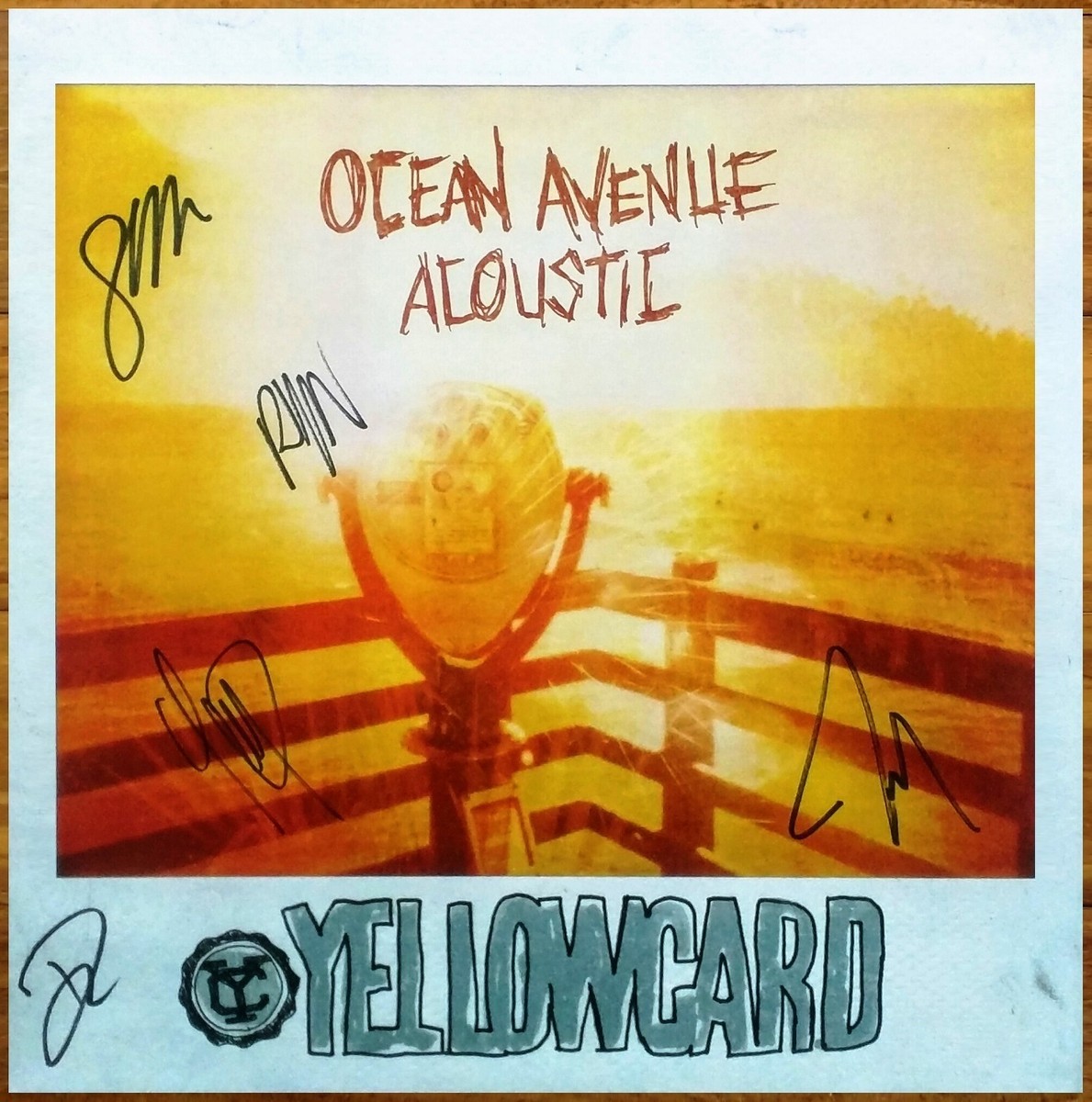 YELLOWCARD Ocean Avenue Acoustic Ltd Ed Signed By All 5 Members