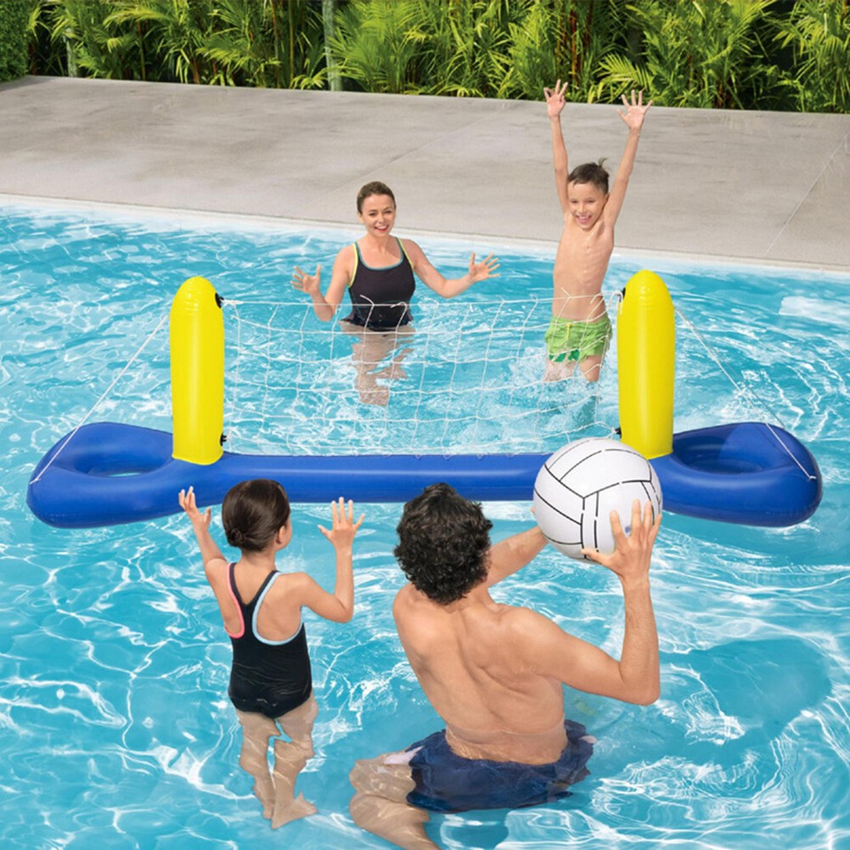 Pool Water Net Mattress Inflatable Volleyball Basketball Ball Games