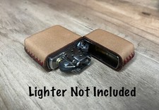 Genuine Leather Case for Zippo Lighter Standard Size (Made in USA ๐บ๐ธ)
