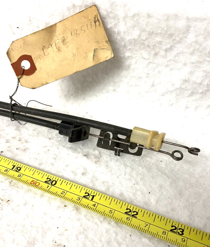 NOS 79,80 FORD PINTO HEATER CONTROL CABLE ASSEMBLY,BOBCAT?MANUAL VALVE,BRACKETS - Image 2 of 4