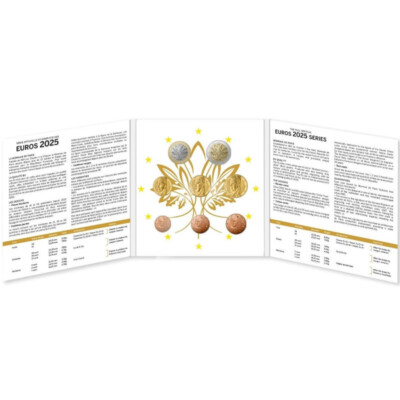2025 France 8-Coin € EURO BU Set - Monnaie de Paris - ALL 8 COINS