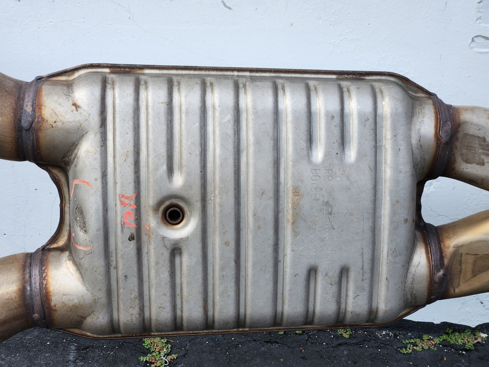 ✅ 10-14 OEM Rolls-Royce Ghost RR4 Front Center Tail Pipe Exhaust Muffler Assy