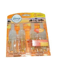 Febreze Plug in Hawaiian Aloha & Rolling Waters Scented Oil Refill  2 in pkg