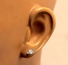 EGL new 14k white gold marquise diamond 1.03ct SI2-I1 E stud earrings Natural — photo 8