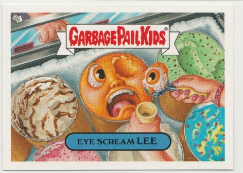 2007 Topps Garbage Pail Kids All-New Series 7 Eye Scream Lee 29a GPK die cut - Foto 1 di 2