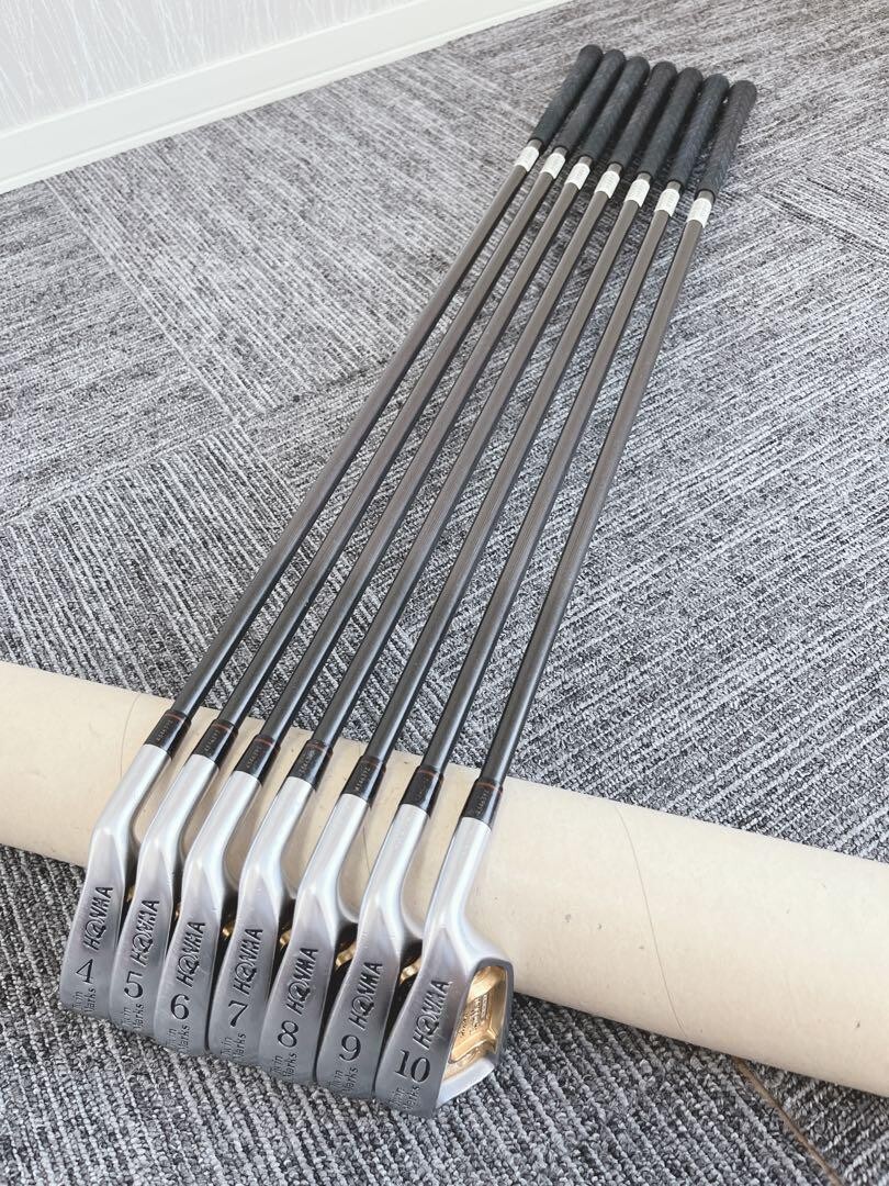 HONMA Twin Marks Memorial 2000-α Iron Set 7pcs 4-10 Flex HONMA Twin Marks Memorial 2000-α Iron Set 7pcs 4-10 Flex