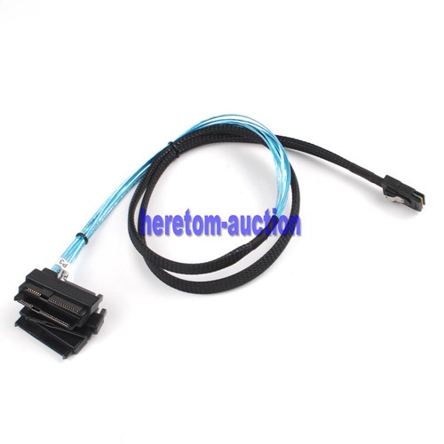 Internal Mini SAS 36Pin SFF-8087 to 4 x 29Pin SFF-8482 with SATA Power Cable - Picture 3 of 10