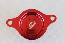 AIRTIME CNC BILLET OIL FILTER COVER FOR HONDA CRF450R (2009-2016) - RED11