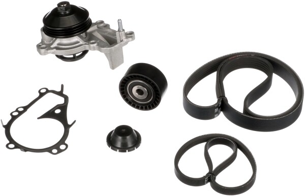 Water Pump & Aux Belt Kit fits CITROEN C3 AIRCROSS Mk2 1.2 2017 on Drive Gates - Image 4
