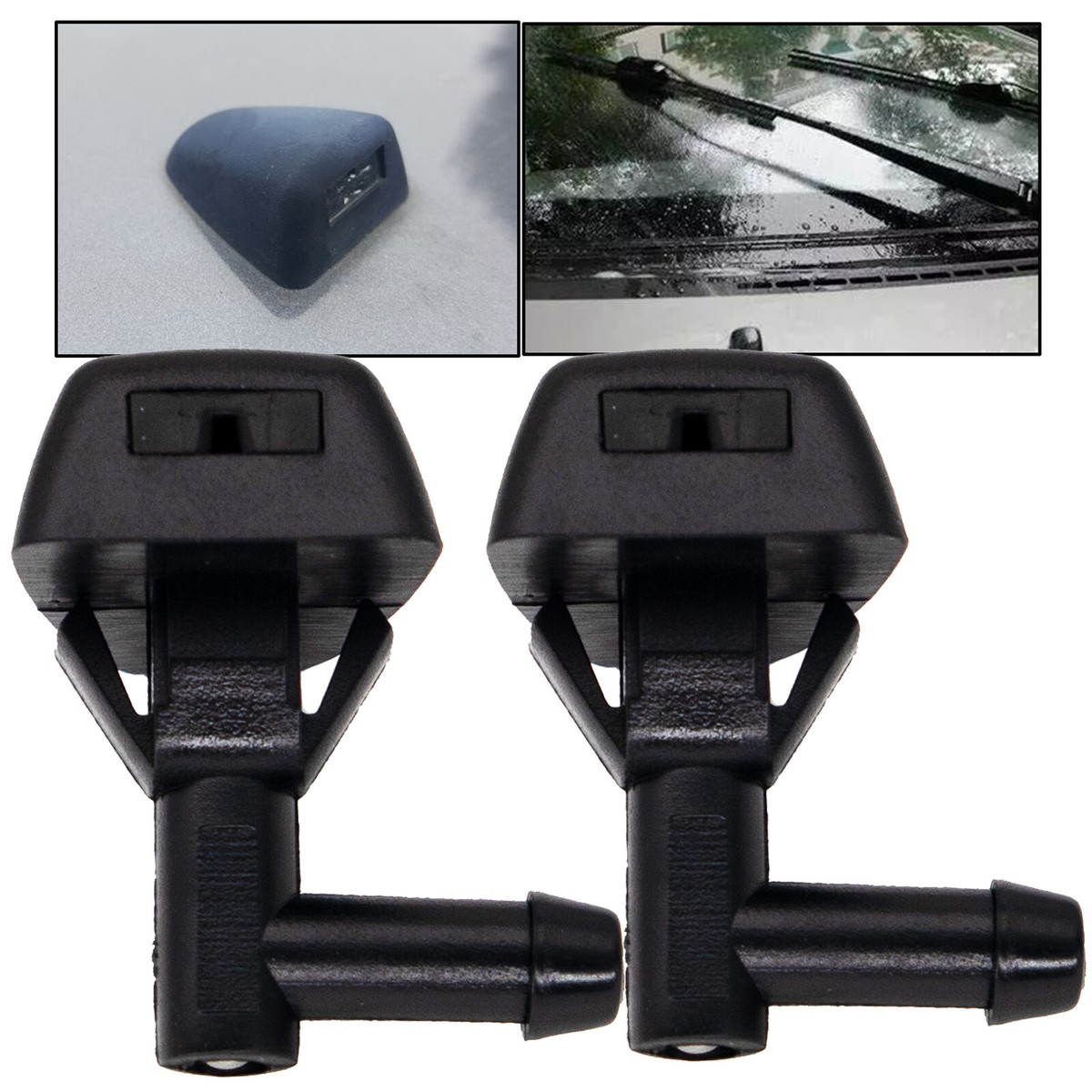 For Volvo S60 V70 XC70 Windshield Washer Nozzle 2Pcs/set Jet